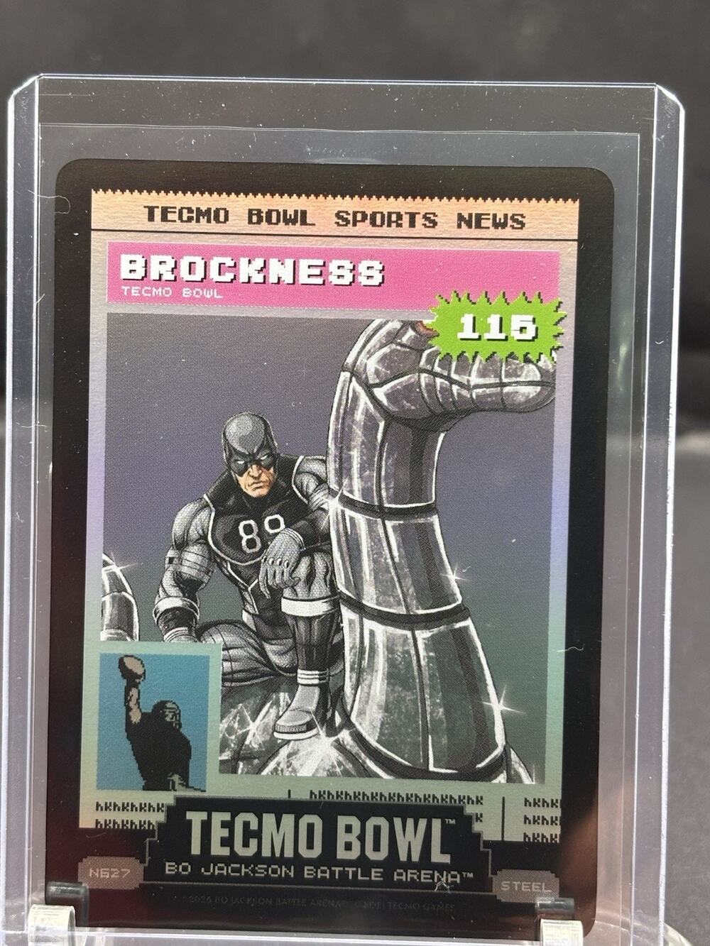 2026 Bo Jackson Techmo Bowl Sports News Brock Bowers SSP Ice Foil Brockness